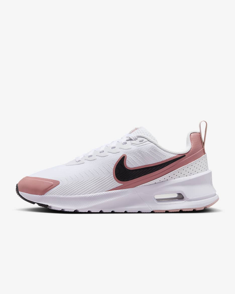 Nike Air Max Nuaxis damesko - Hvit/Red Stardust/Pink Oxford/Svart