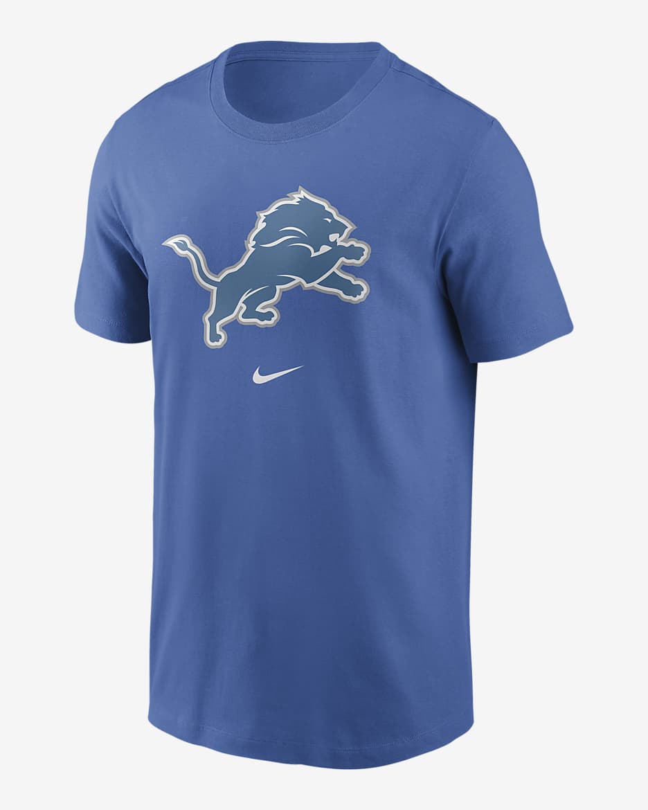 Nike Essential (NFL Detroit Lions) Big Kids' (Boys') Logo T-Shirt - Battle Blue