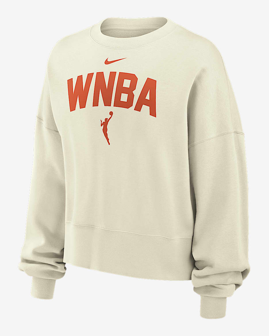 Nike Phoenix Fleece Women's WNBA Crew-Neck Sweatshirt - Sail
