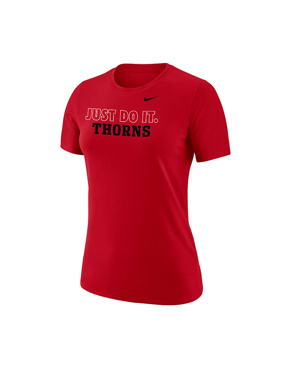 Playera de fútbol para mujer Portland Thorns - Rojo universitario