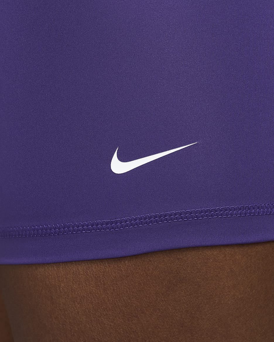 Shorts de 13 cm para mujer Nike Pro 365 - Morado cancha/Blanco