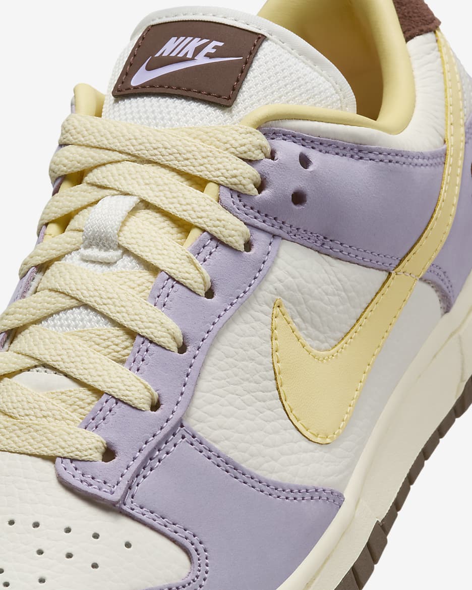 Buty damskie Nike Dunk Low Premium - Lilac Bloom/Sail/Coconut Milk/Soft Yellow