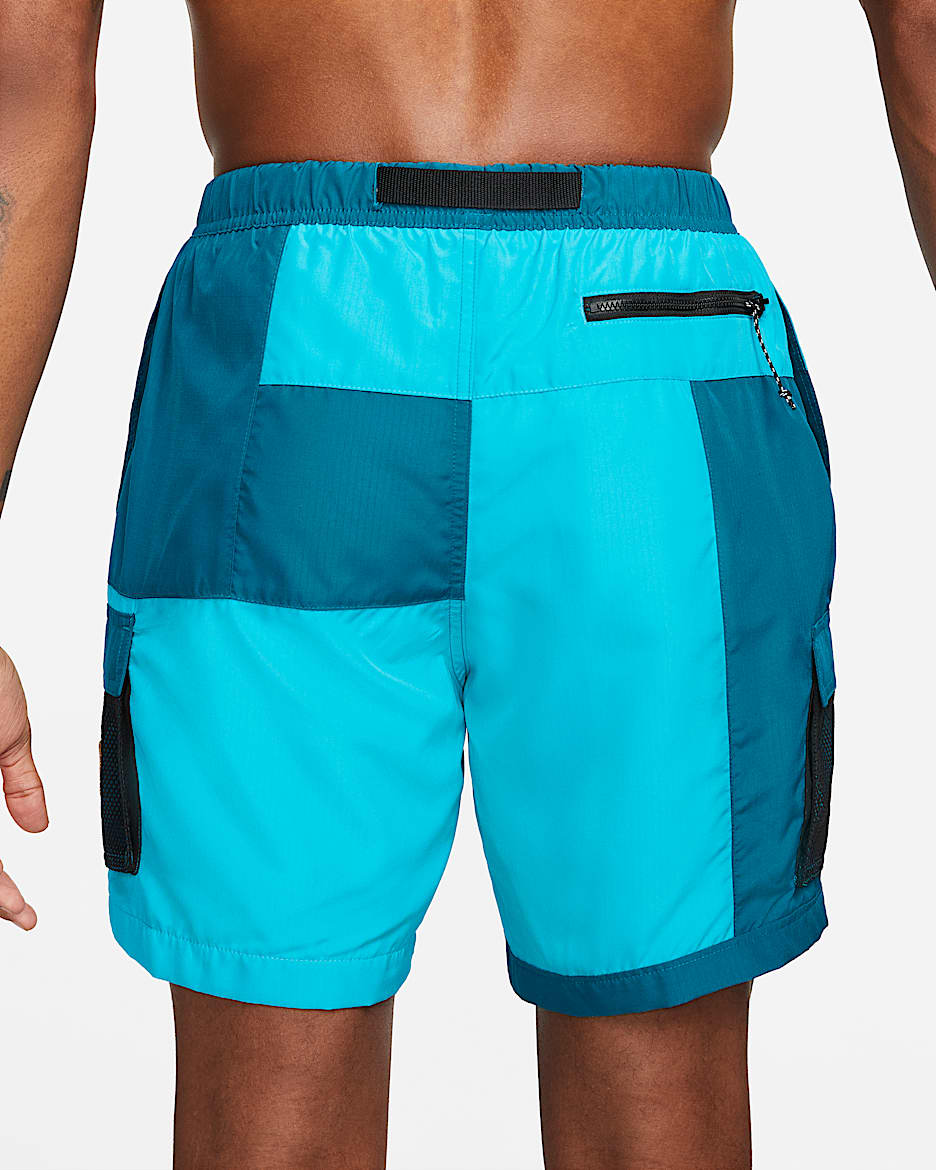 Traje de baño tipo short de voleibol de 18 cm militar para hombre Nike - Verde abismo