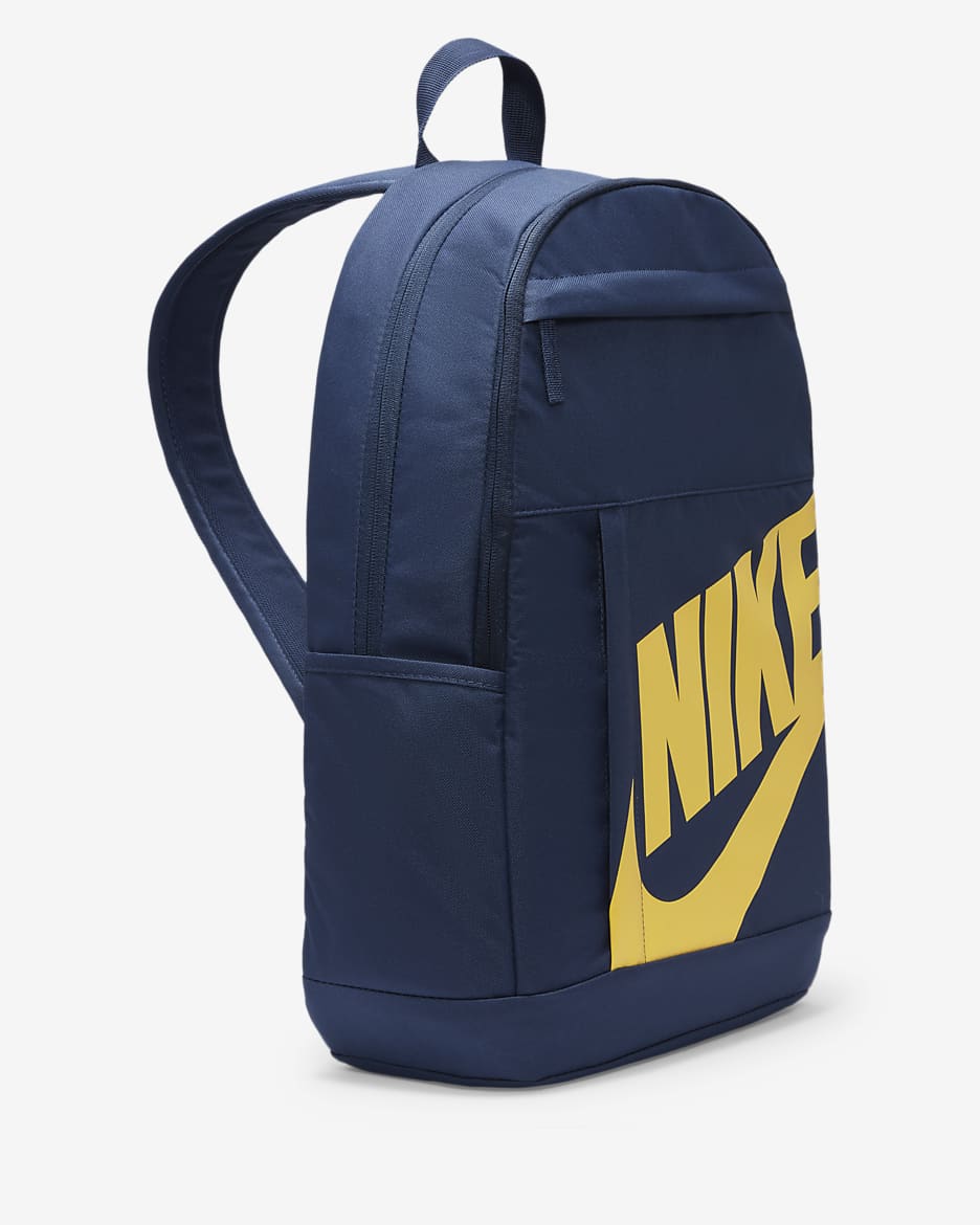 Nike Backpack (21L) - Midnight Navy/Midnight Navy/Pollen