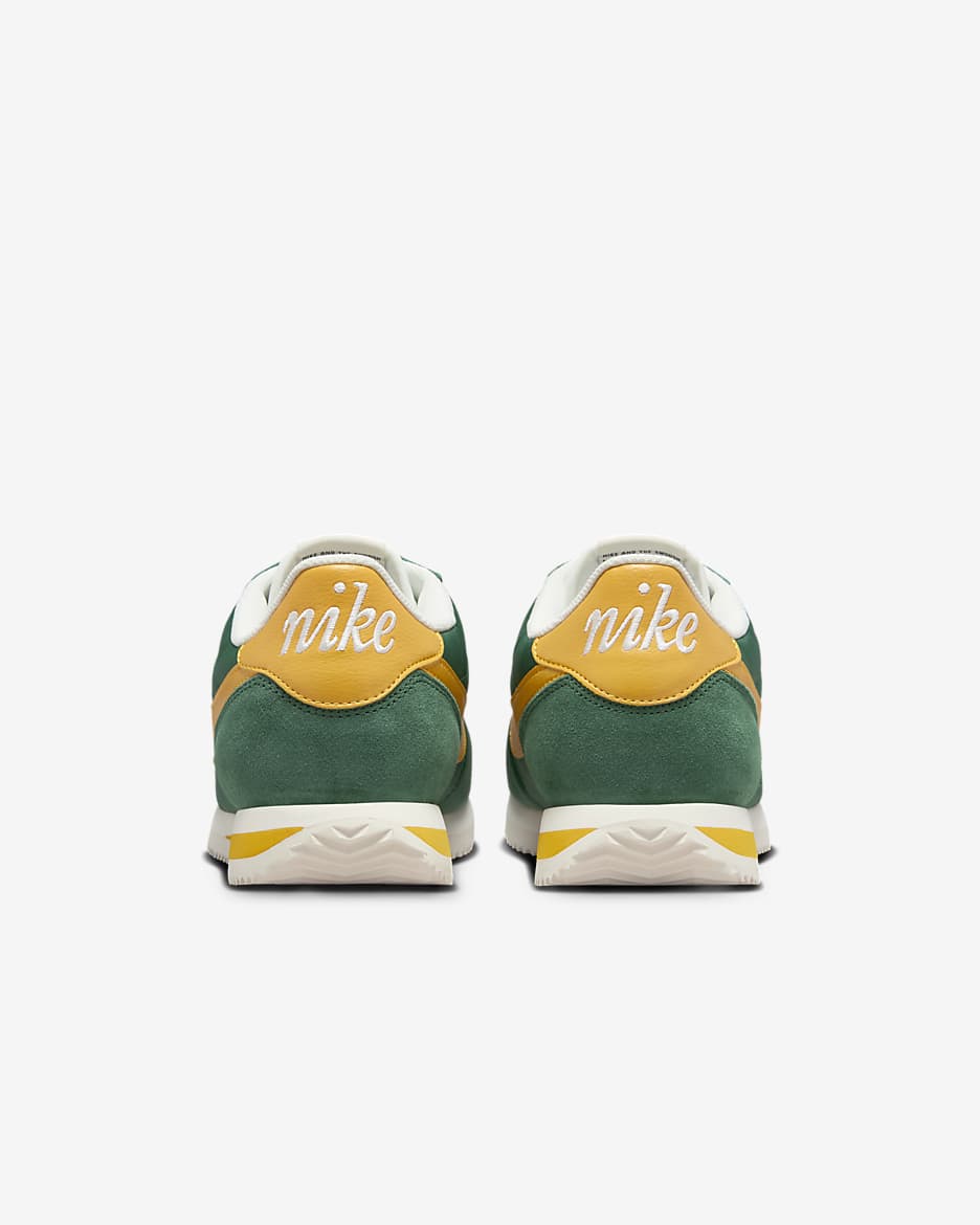 รองเท้าผู้ชาย Nike Cortez Textile - Gorge Green/Sail/Alpha Orange/Yellow Ochre