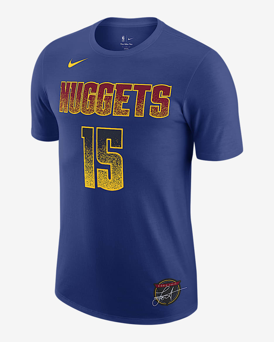 Playera Nike de la NBA para hombre Nikola Jokić Denver Nuggets Select Series - Azul enérgico