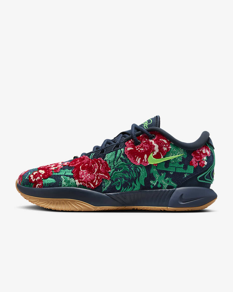 LeBron XXI Premium EP Basketball Shoes - Armoury Navy/Malachite/Spring Green/Green Strike