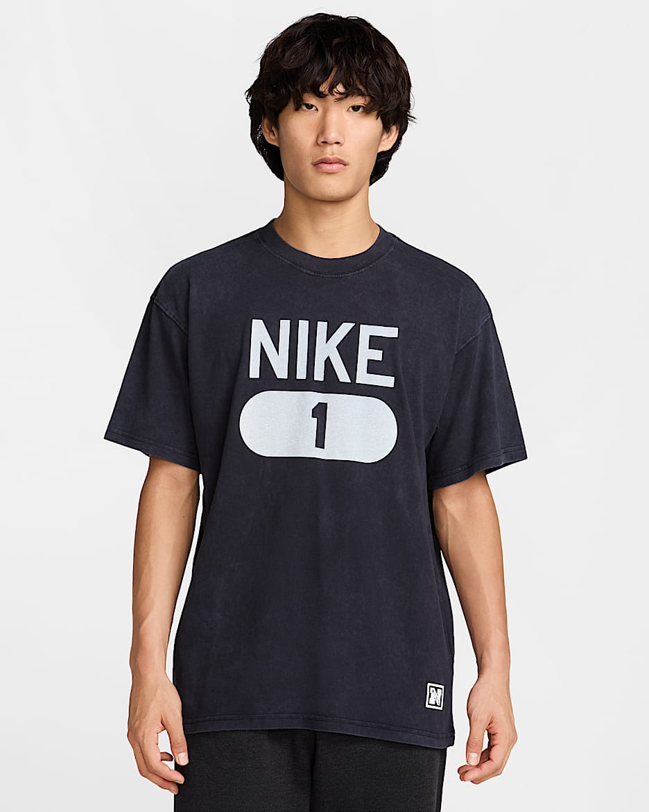 ナイキ メンズ フィットネス Tシャツ - ブラック