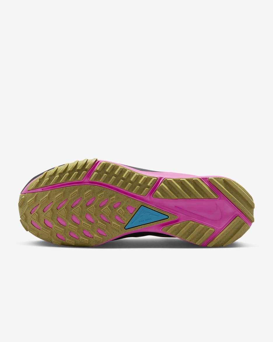 Nike Pegasus Trail 4 Women's Trail Running Shoes - Light Orewood Brown/Blue Lightning/Pink Spell/Dark Smoke Grey