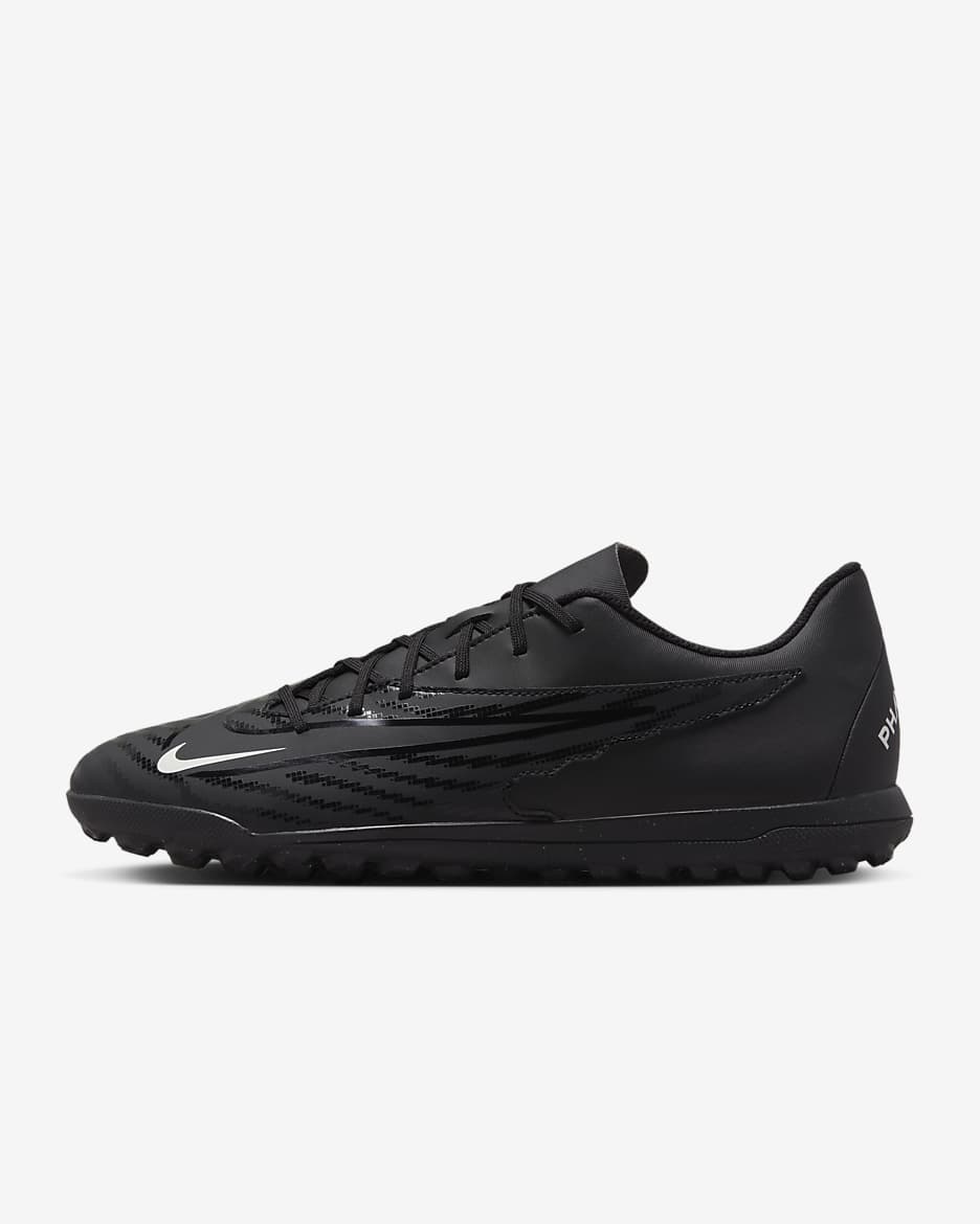 Nike Phantom GX Club Turf Low-Top Football Shoes - Black/Dark Smoke Grey/Total Orange/Summit White