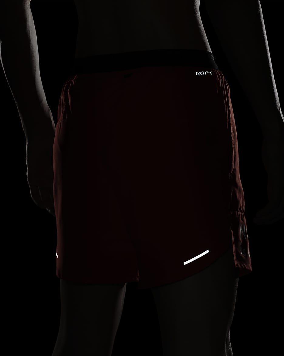 Nike Dri-FIT Stride Kipchoge Men's 18cm (approx.) Brief-Lined Running Shorts - Chile Red/Black/Coconut Milk