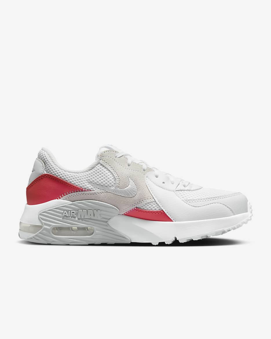 Tenis para mujer Nike Air Max Excee - Blanco/Rosa margarita/Gris lobo/Platino puro