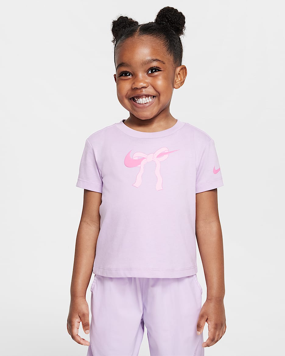 Nike Toddler Swoosh Ribbon T-Shirt - Doll