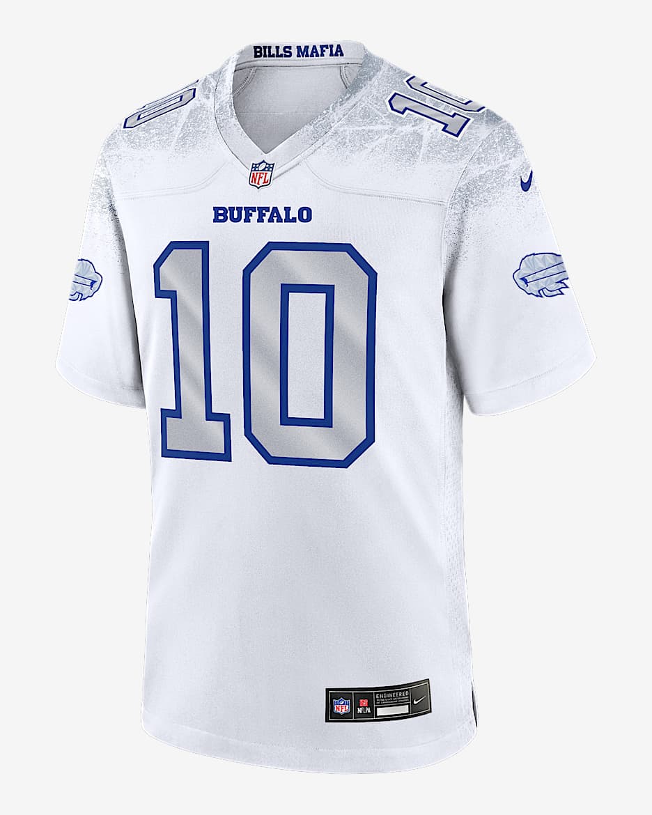 Khalil Shakir Buffalo Bills Rivalries Collection Men’s Nike NFL Game Jersey - White