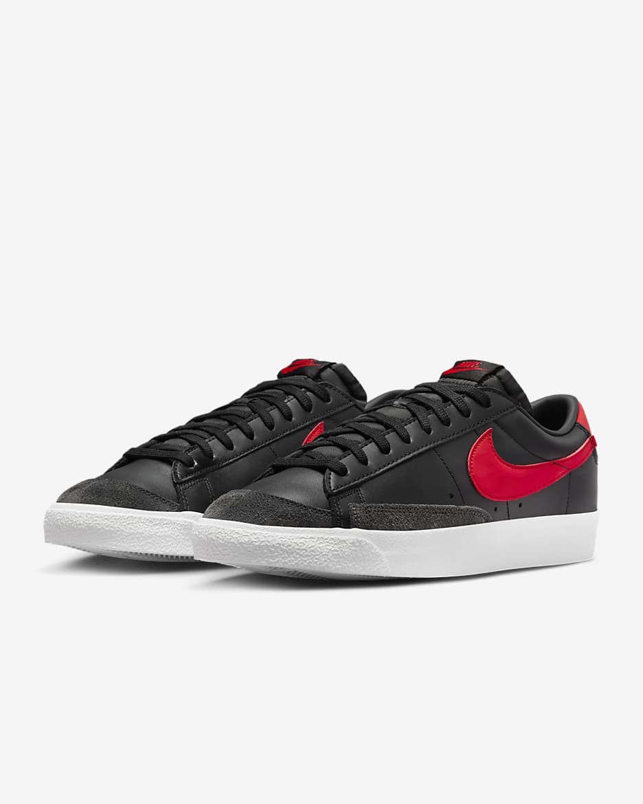 Tenis para hombre Nike Blazer Low '77 Vintage - Negro/Antracita/Blanco/Rojo universitario