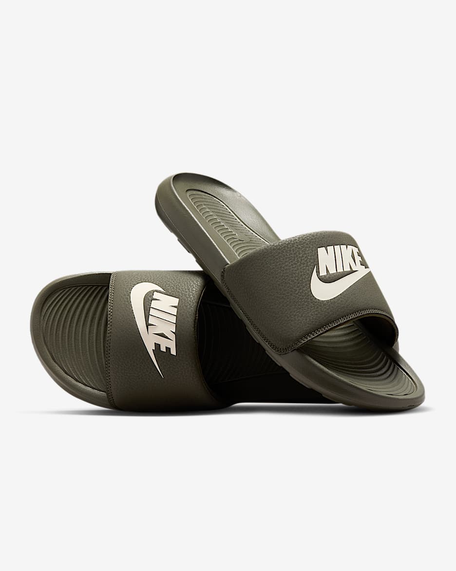 Nike Victori One Men's Slides - Cargo Khaki/Cargo Khaki/Sail