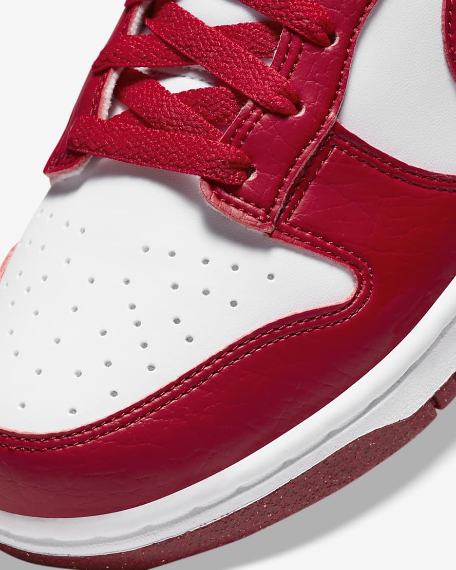 Nike Dunk Low Next Nature Women's Shoes - White/Gym Red