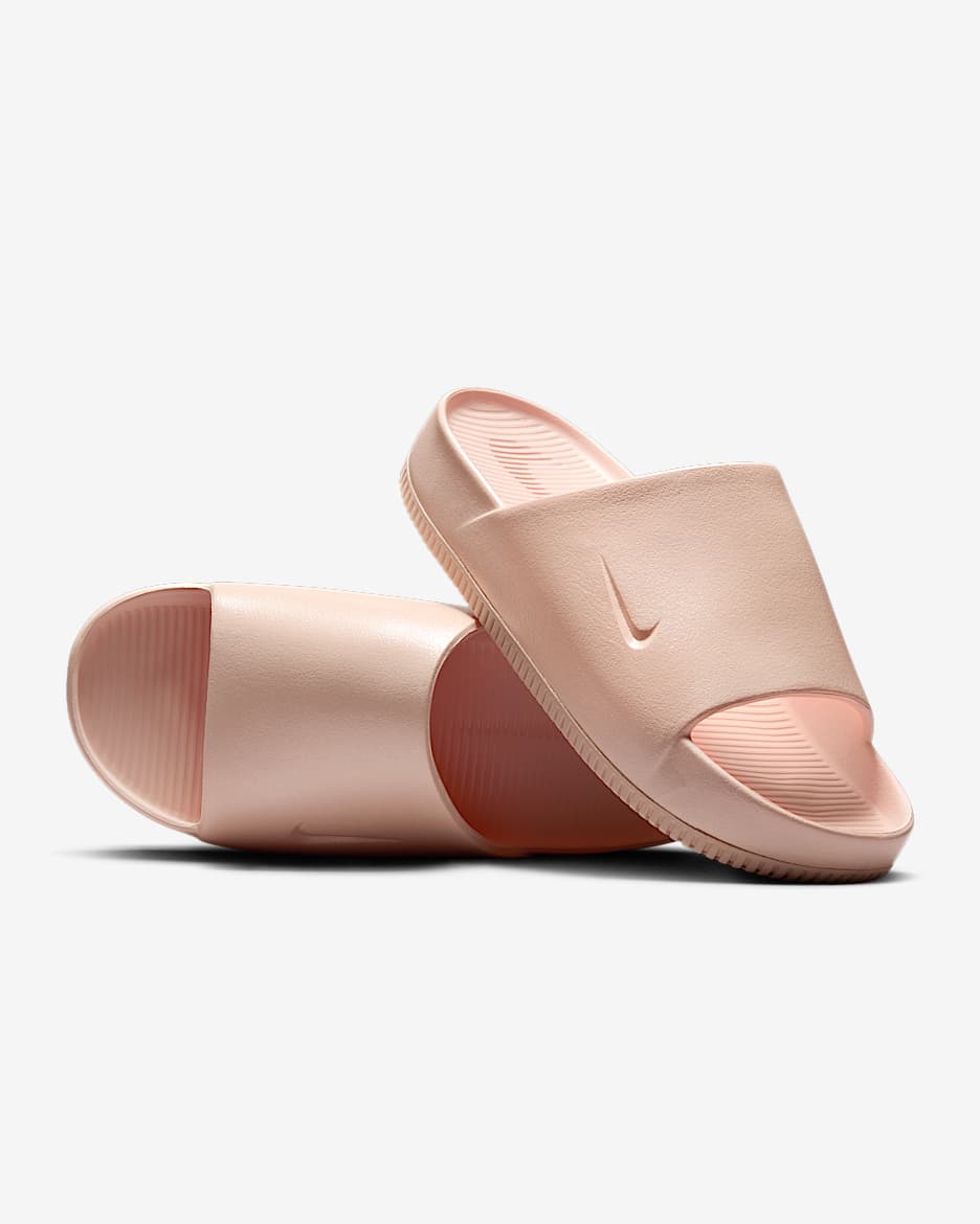 Nike Calm Women's Slides - Washed Coral/Washed Coral/Washed Coral