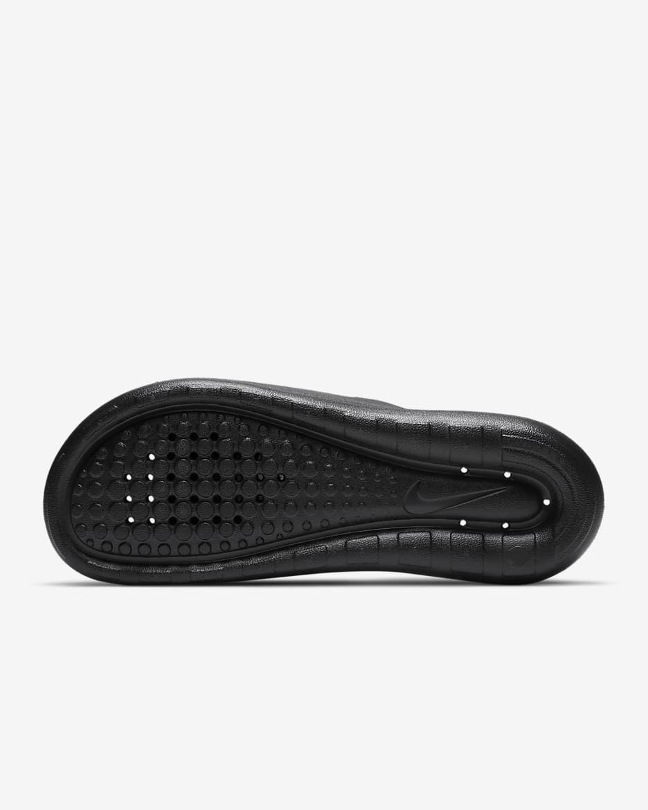 Claquette de douche Nike Victori One pour homme - Noir/Noir/Blanc