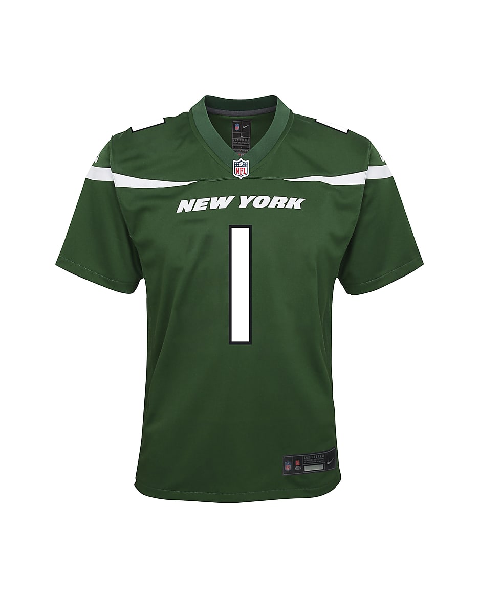 Sauce Gardner New York Jets Big Kids' Nike NFL Game Jersey - Green