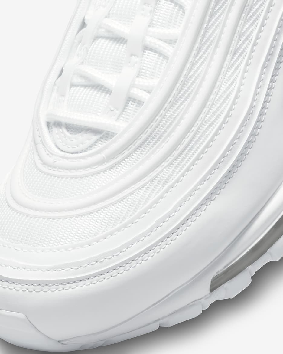 Chaussure Nike Air Max 97 pour Homme - Blanc/Noir/Wolf Grey