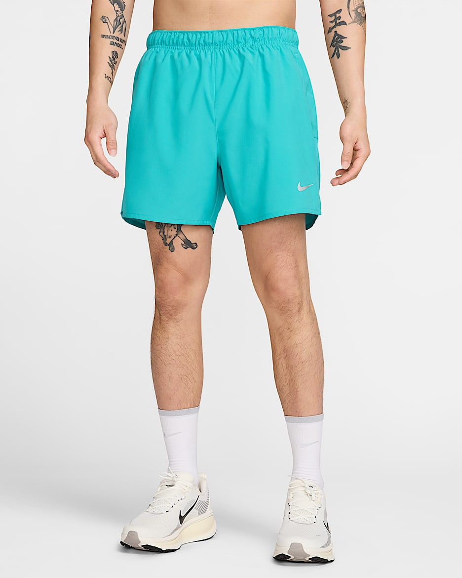 Nike Challenger Men's Dri-FIT 5" 2-in-1 Versatile Shorts - Dusty Cactus/Dusty Cactus/Dusty Cactus