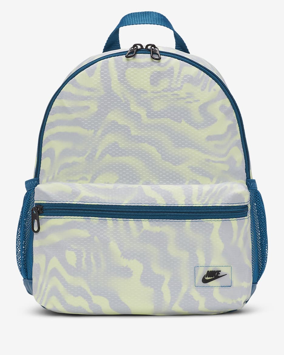 Mini mochila estampada para niños Nike Brasilia JDI - Verde abismo/Volt/Negro