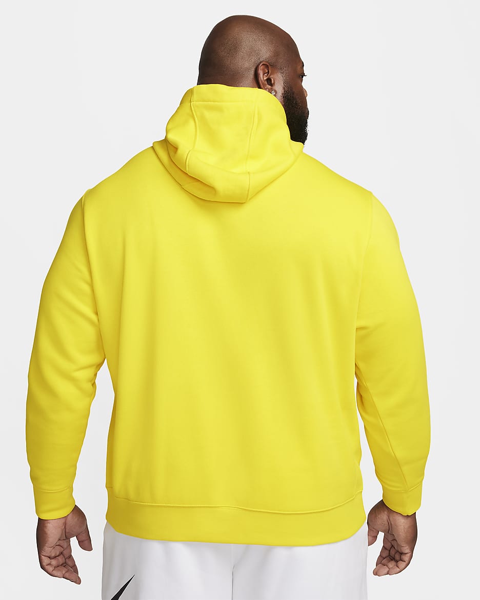 Sudadera con gorro sin cierre Nike Sportswear Club Fleece - Relámpago/Relámpago/Blanco