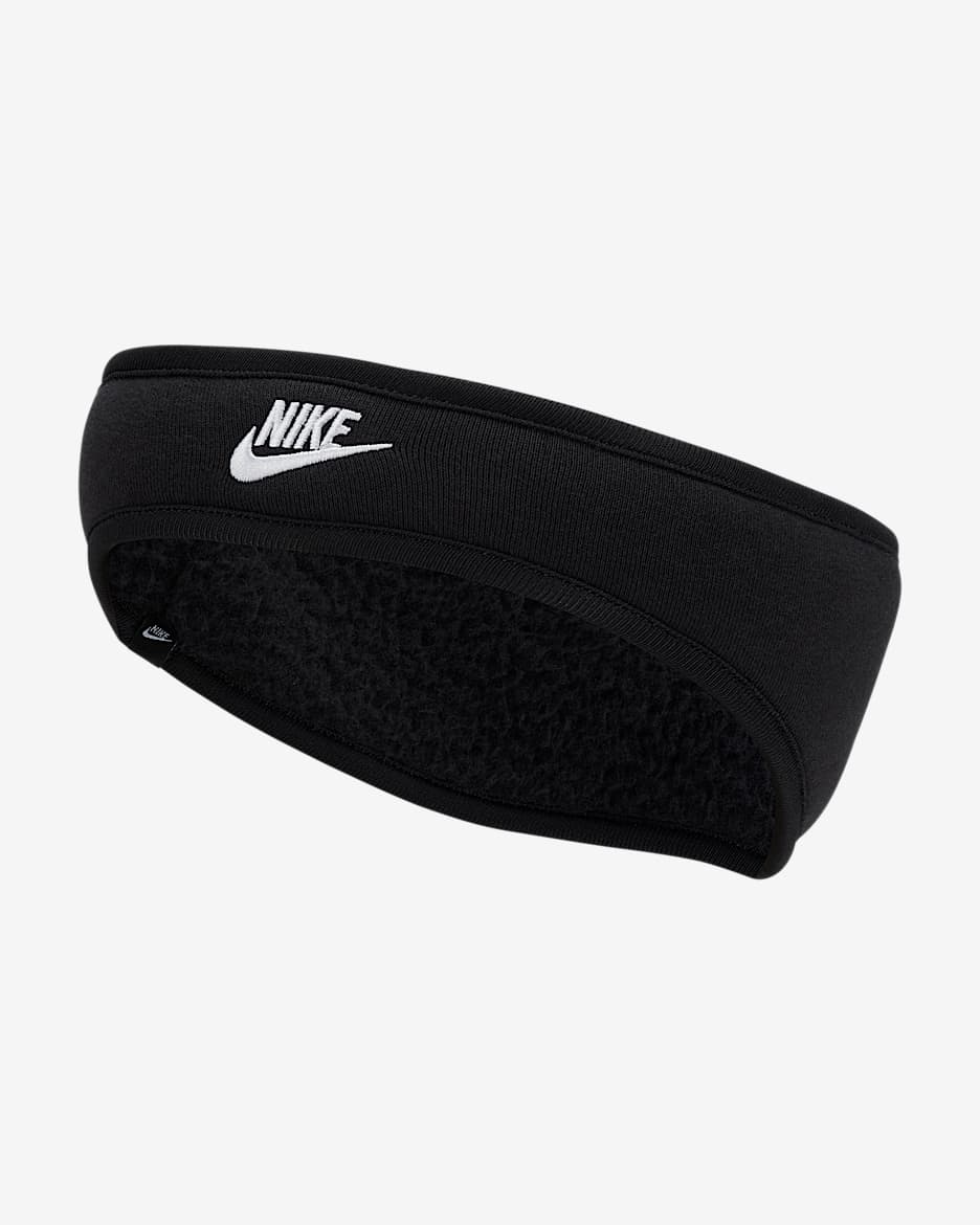 Čelenka Nike Club Fleece - Černá/Černá/Bílá