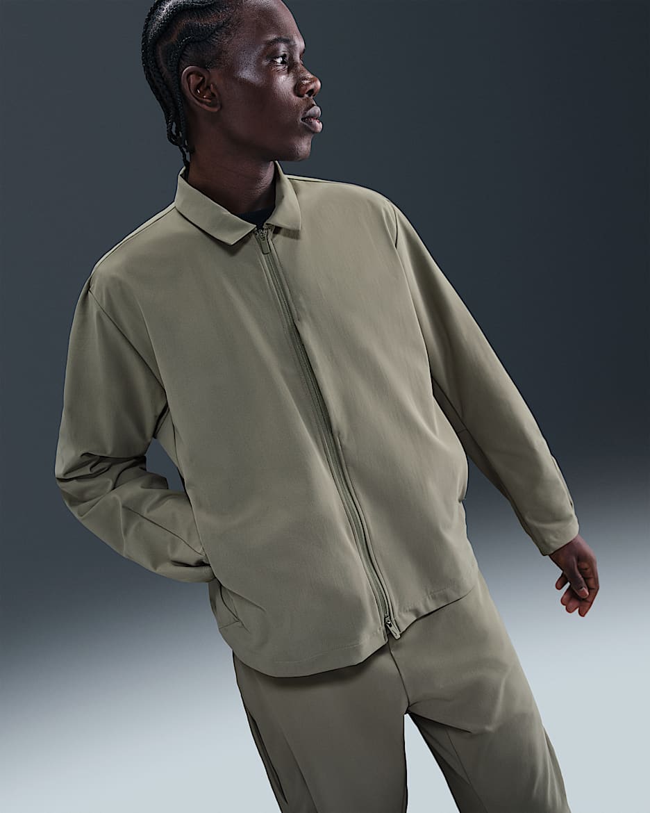 Nike 24.7 PerfectStretch Men's Dri-FIT UV Jacket - Light Army/Steel Green