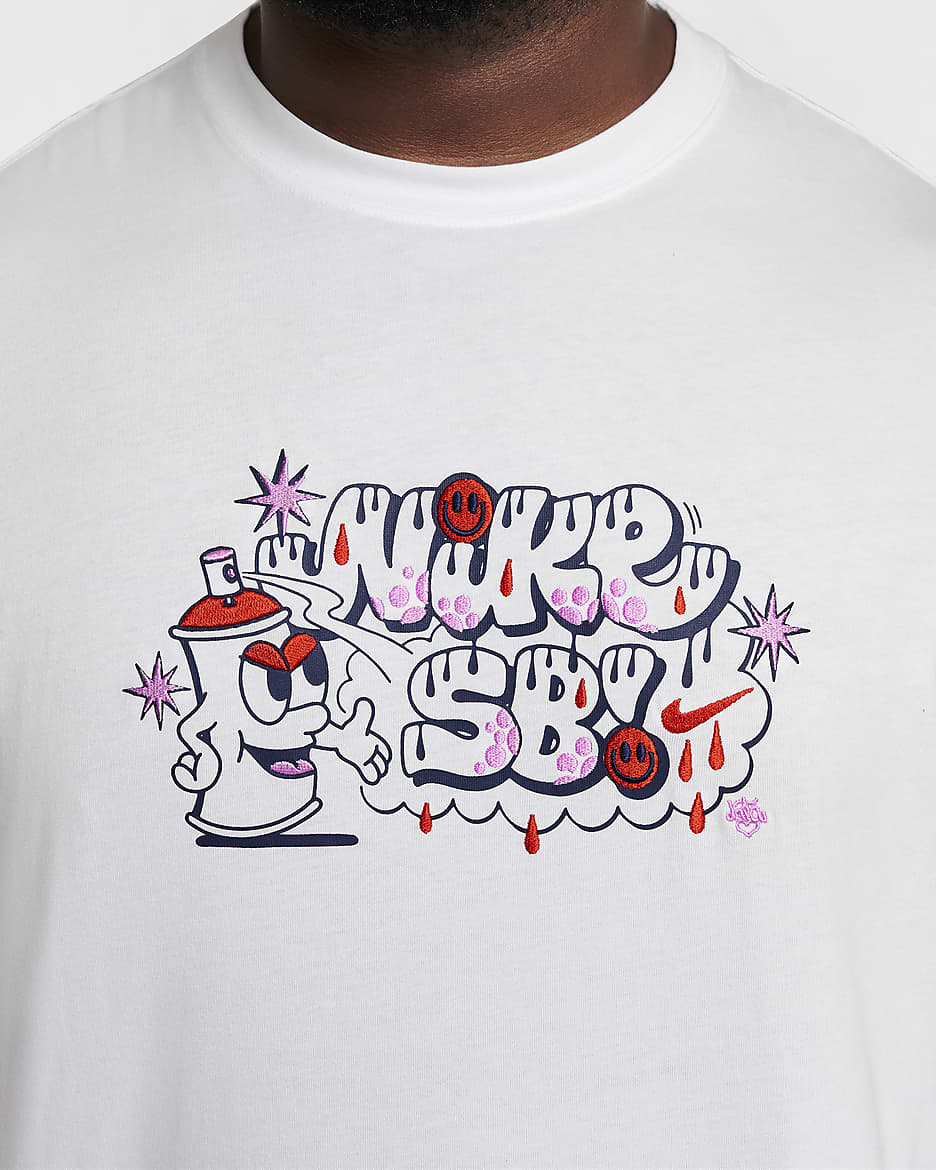 Nike SB Max90 Skate T-Shirt - White