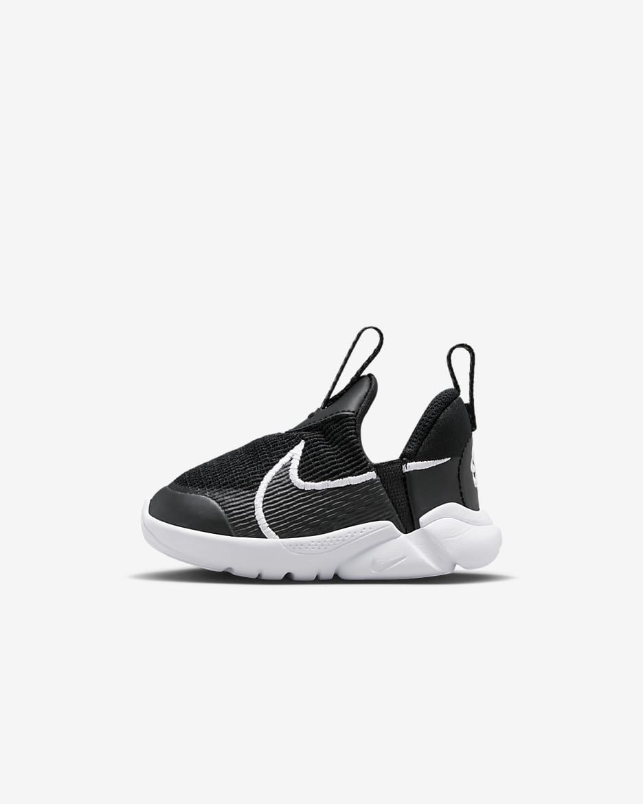 Nike Flex Plus 2 Baby/Toddler Shoes - Black/Dark Grey/White