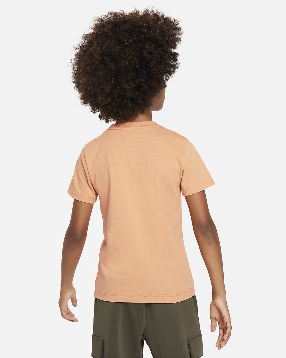 Nike Puzzle "Just Do It" Tee Little Kids T-Shirt - Amber Brown