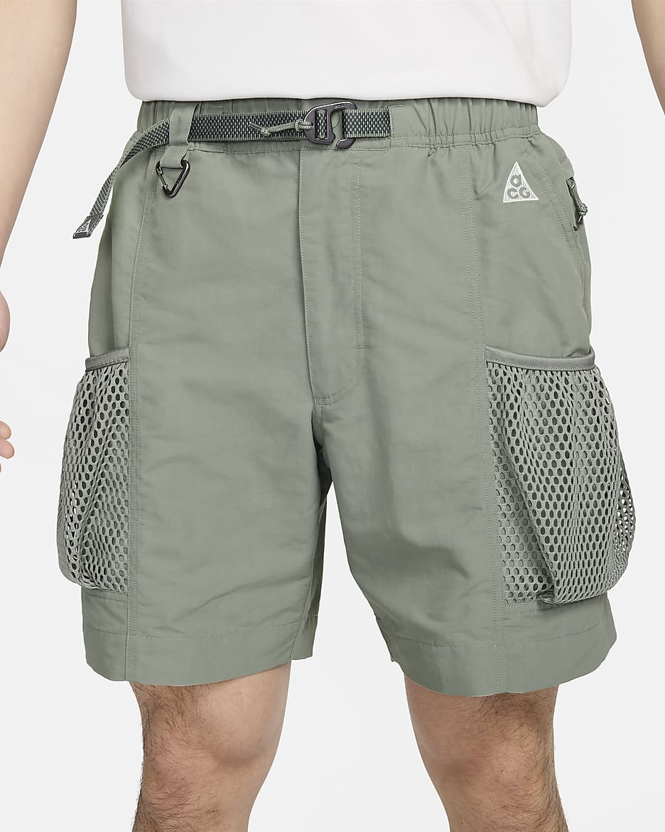 Nike ACG "Snowgrass" Men's Cargo Shorts - Dark Stucco/Summit White