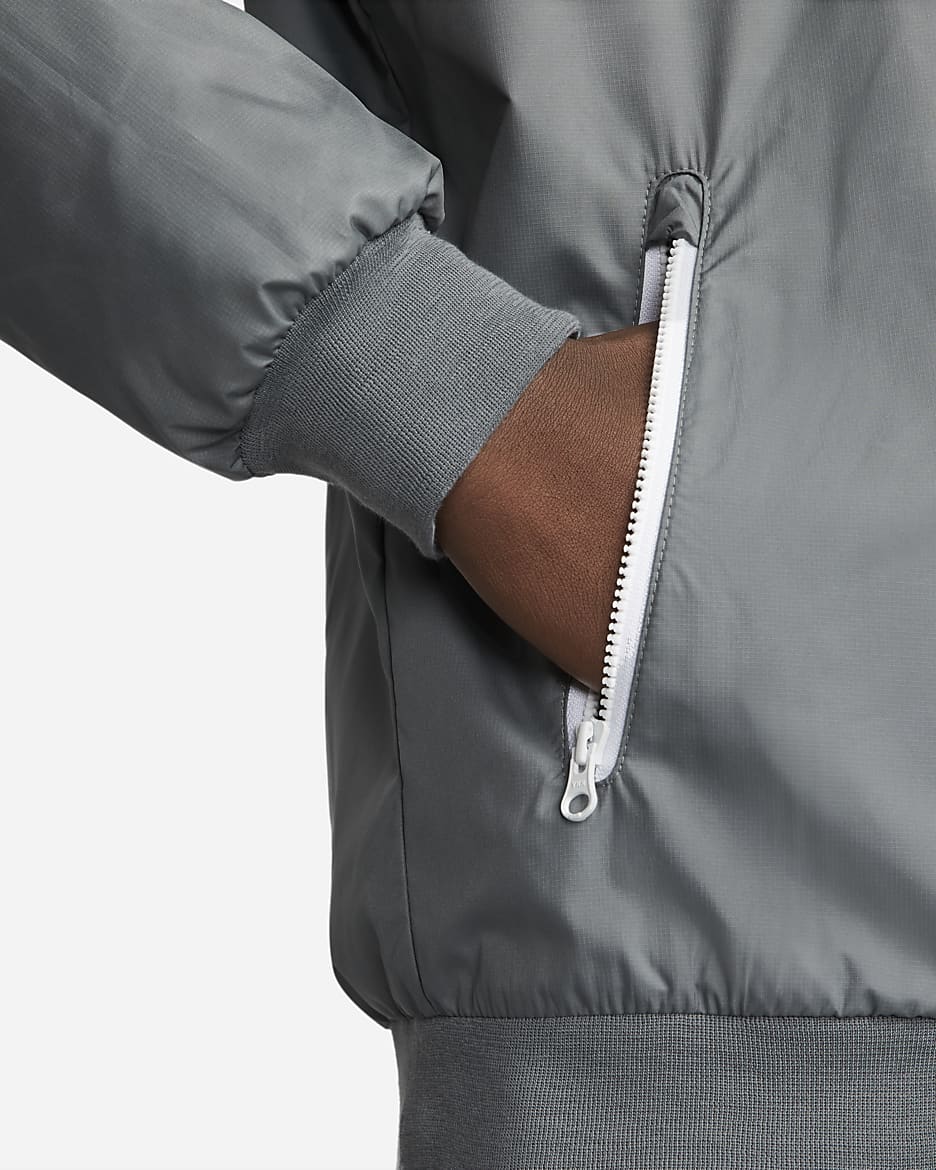 Nike Sportswear Windrunner Men's Jacket - Smoke Grey/White/Smoke Grey/Black