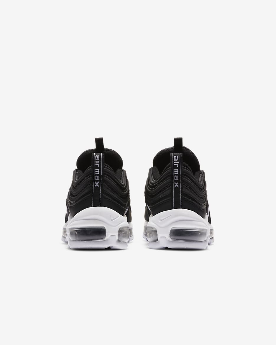 Nike Air Max 97-sko til større børn - sort/hvid