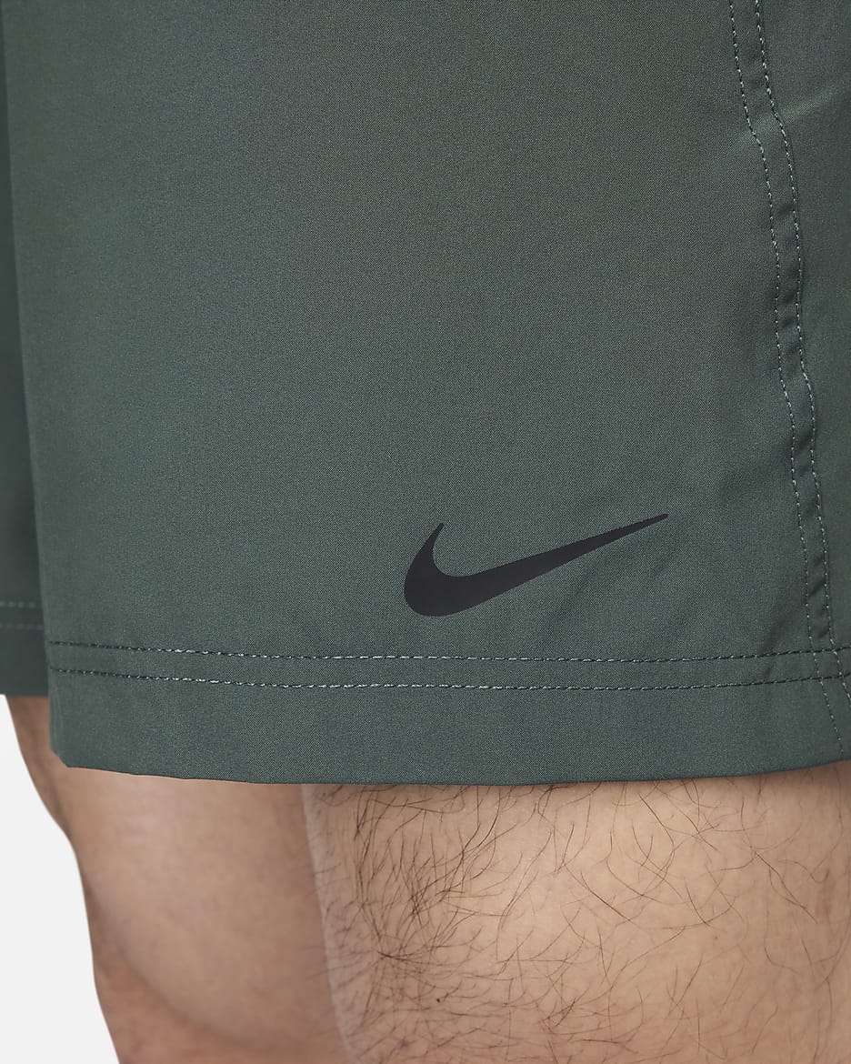 Nike Dri-FIT Form Men's 18cm (approx.) Unlined Versatile Shorts - Vintage Green/Black