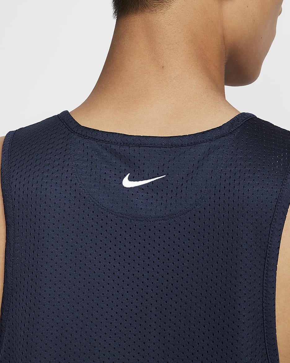 Nike Track Club 男款 Dri-FIT 跑步無袖上衣 - 黑色/Midnight Navy/Summit White