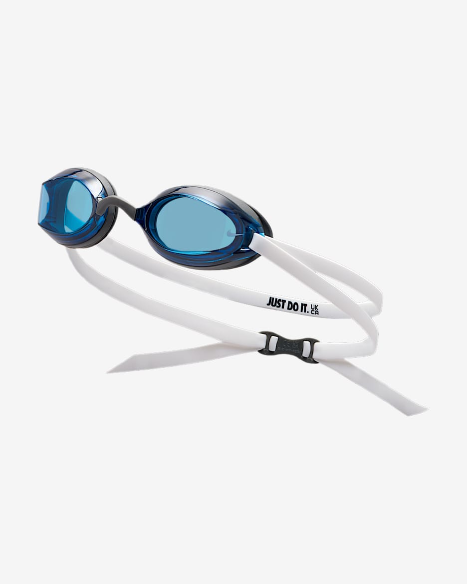 Lentes para nadar Nike Swim Legacy - Azul medio/Blanco/Gris hierro/Blanco