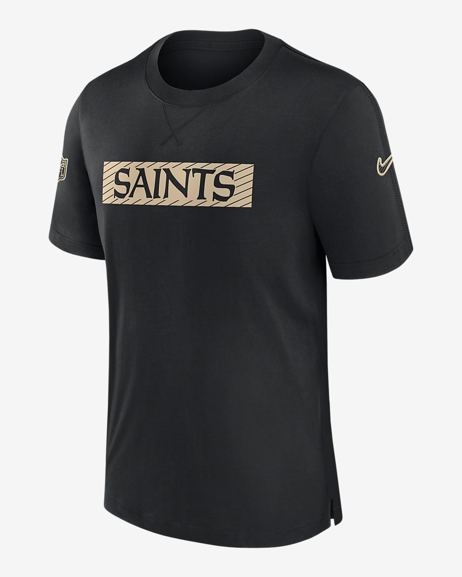 New Orleans Saints Sideline Player Men's Nike Dri-FIT NFL T-Shirt - Black