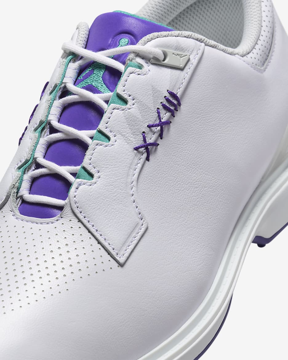 Jordan ADG 5 Golfschuh - Weiß/Emerald Rise/Grape Ice