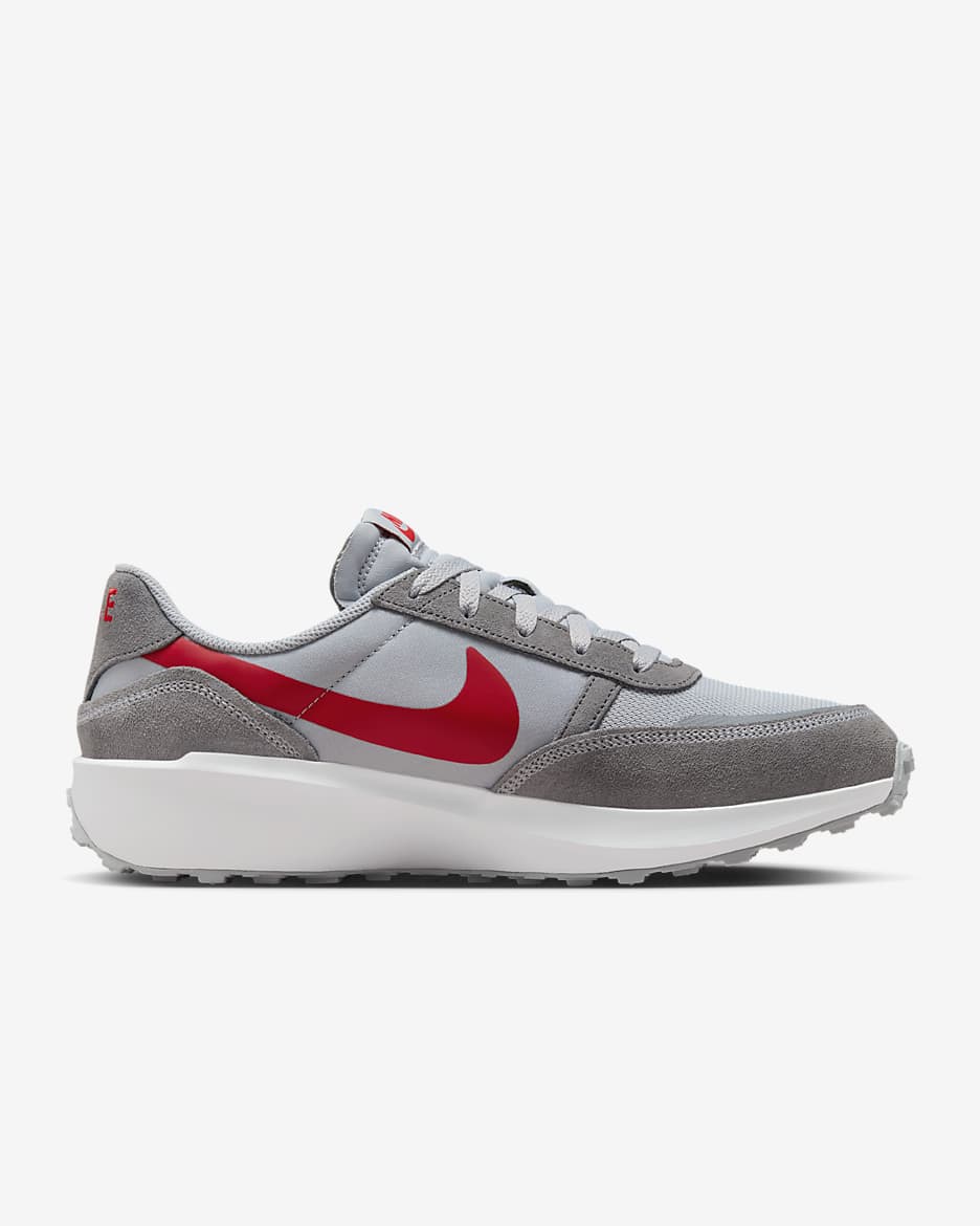 Calzado para hombre Nike Waffle Nav - Gris lobo/Gris azulado/Blanco/Rojo universitario