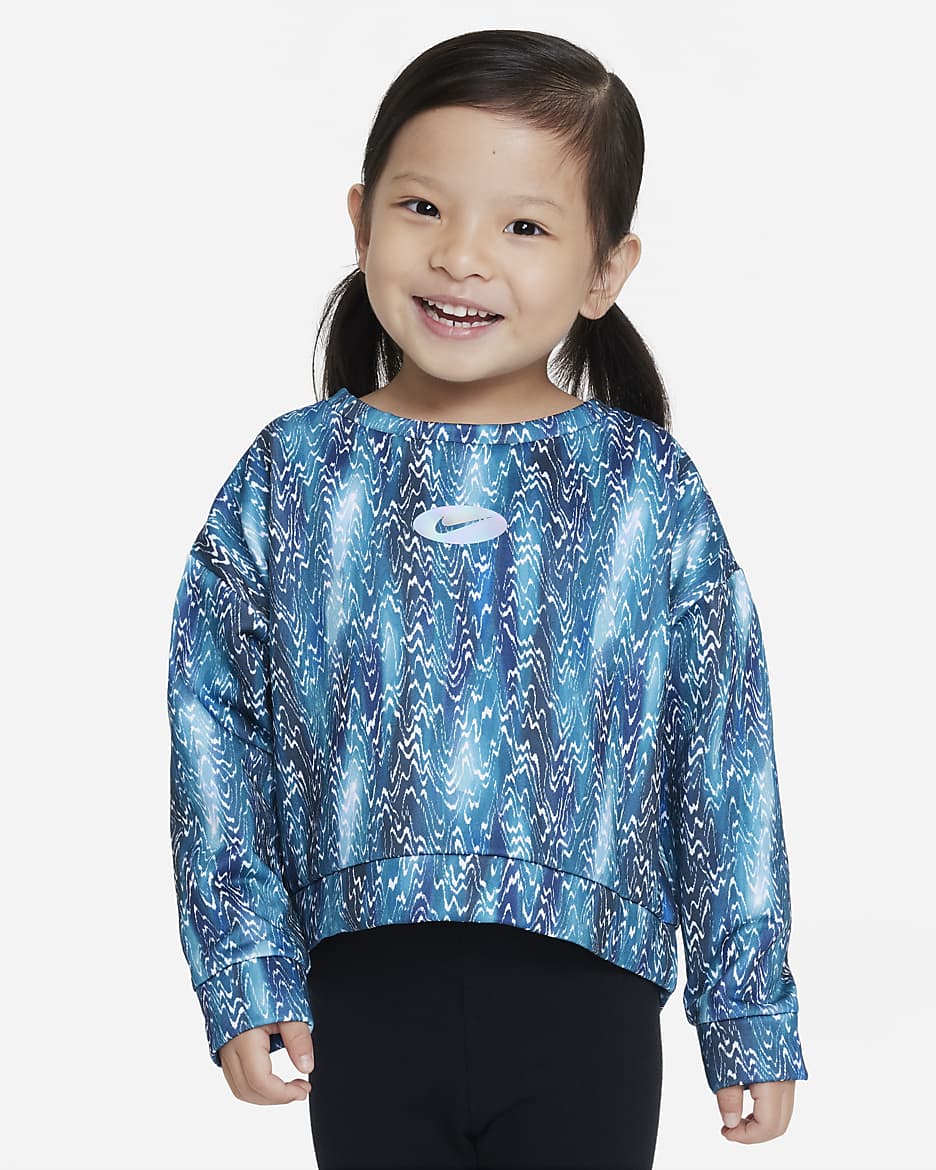 Nike Icon Clash Crew Toddler Crew - Blue Jay