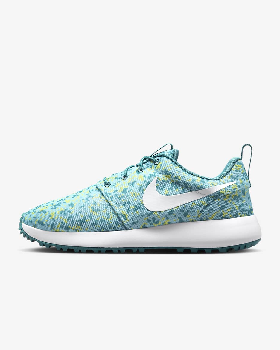 Tenis de golf para hombre Roshe G Next Nature - Océano felicidad/Azul verdoso mineral/Tinte limón/Blanco