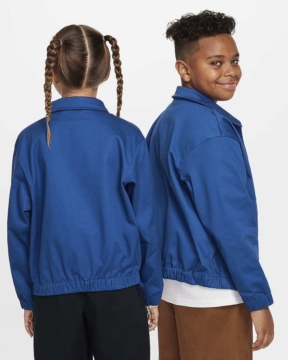 Nike SB Skate-Coach-Jacke für ältere Kinder - Court Blue/Star Blue