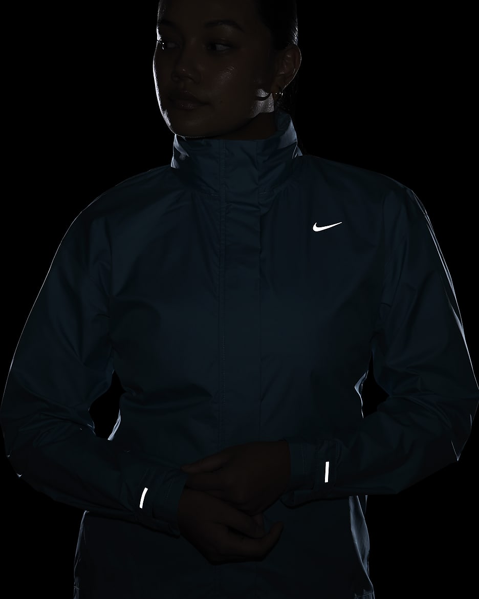 Nike Fast Repel Women's Running Jacket - Denim Turquoise/Black