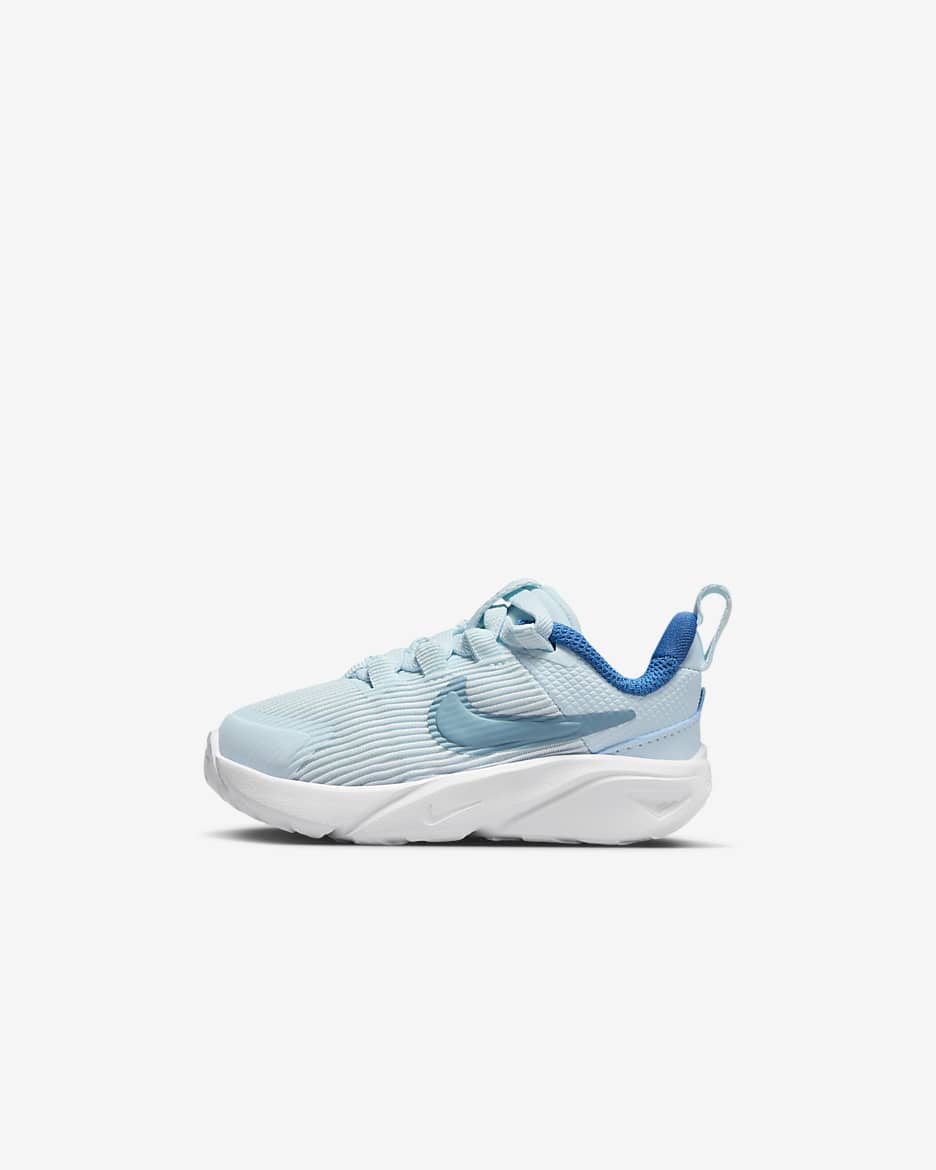 Tenis para bebé e infantil Nike Star Runner 4 - Azul glacial/Azul astronómico/Blanco/Denim turquesa
