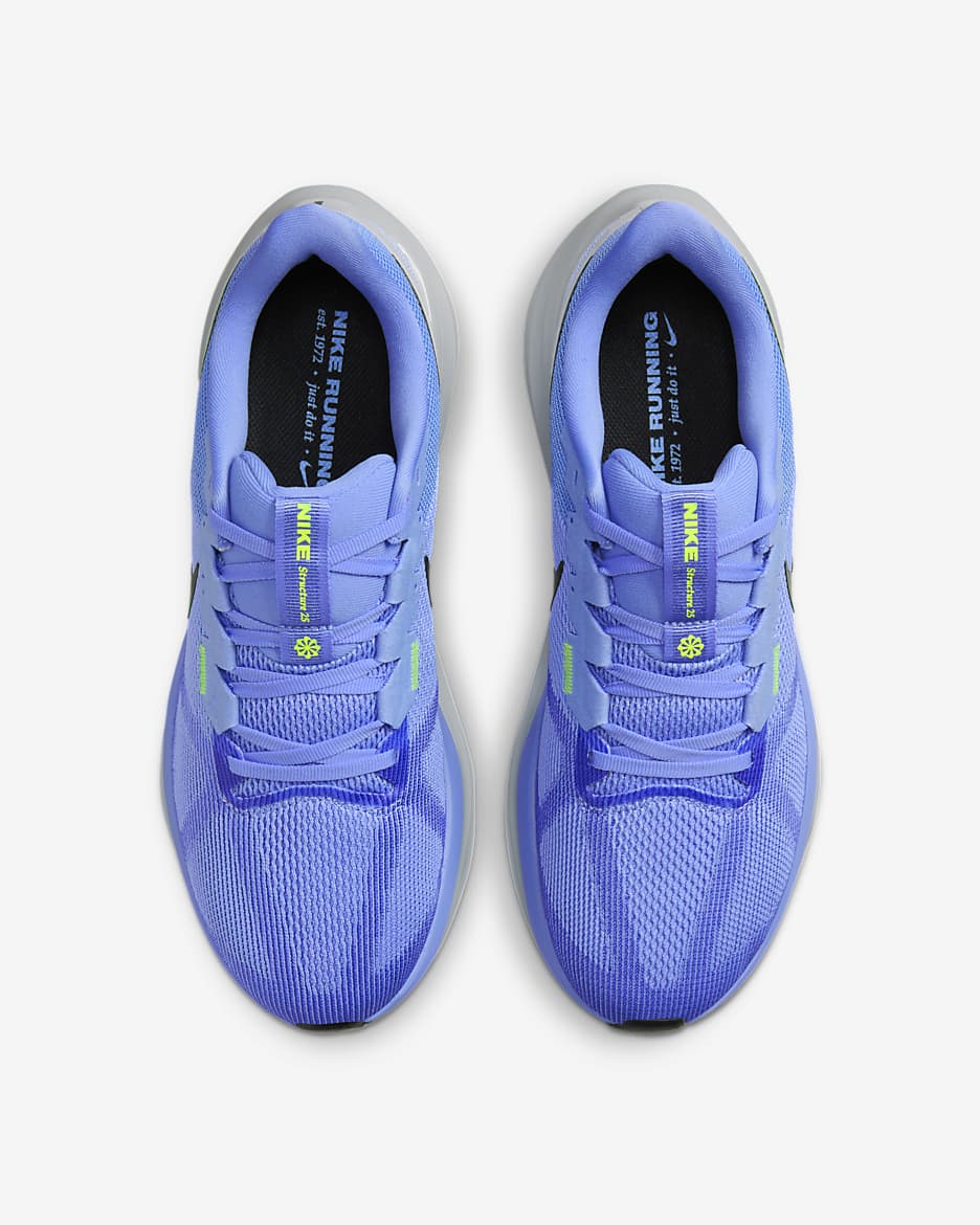 Nike Structure 25 Sabatilles de running de carretera - Home - Royal Pulse/Wolf Grey/Volt/Negre