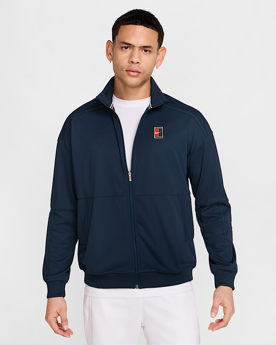 Męska kurtka do tenisa NikeCourt Heritage - Armory Navy/Armory Navy