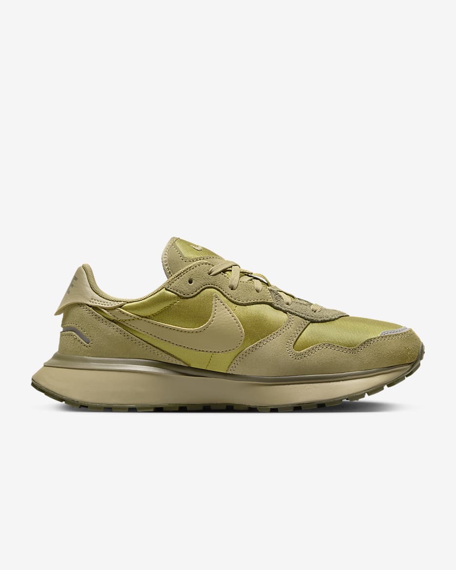 Nike Phoenix Waffle Women's Shoes - Pacific Moss/Neutral Olive/Metallic Silver/Medium Olive